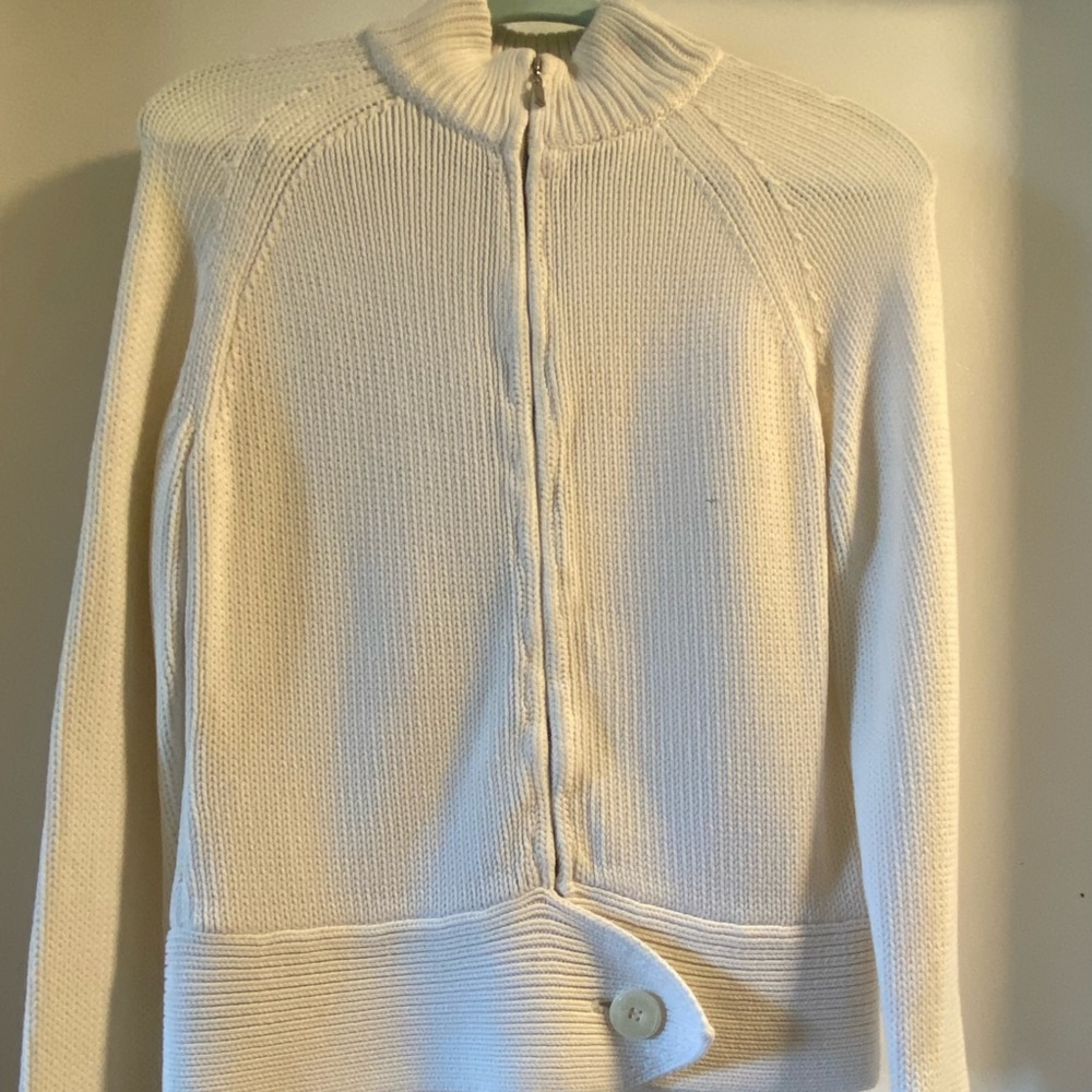 Axcess / women’s white jacket/ knitted jacket
